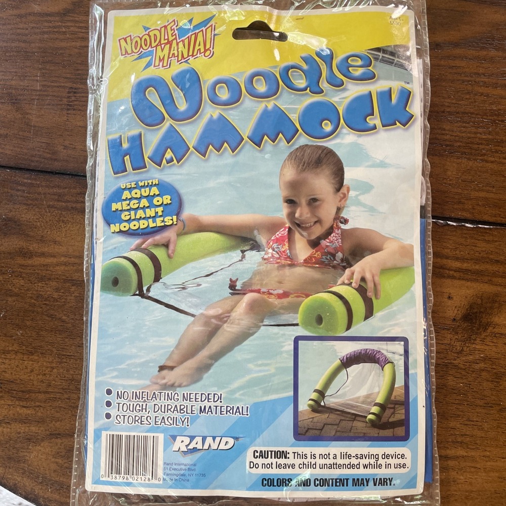 Pool Noodle Chair Floating Sling Hammock Mesh Chair Net 18 Inch vintage‎ NEW